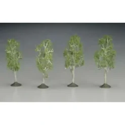 Trains|Bachmann 32110 Scene Scapes 2.5"-2.75" Aspen Trees (Set of 4) - Model Train Junction: Quality Parts and Art Supplies