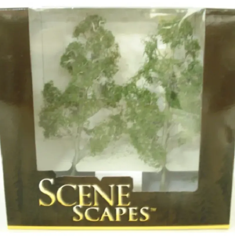 Trains|Bachmann 32210 Scene Scapes 8" Aspen Trees (Set of 2) - Model Train Junction: Quality Parts and Art Supplies