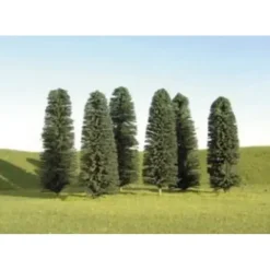 Trains|Bachmann 32005 Scene Scapes 5"-6" Cedar Trees (Set of 6) - Model Train Junction: Quality Parts and Art Supplies