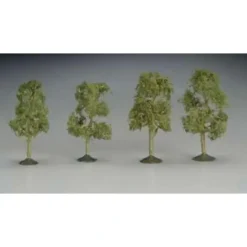 Trains|Bachmann 32109 Scene Scapes 2.5"-2.75" Sycamore Trees (Set of 4) - Model Train Junction: Quality Parts and Art Supplies