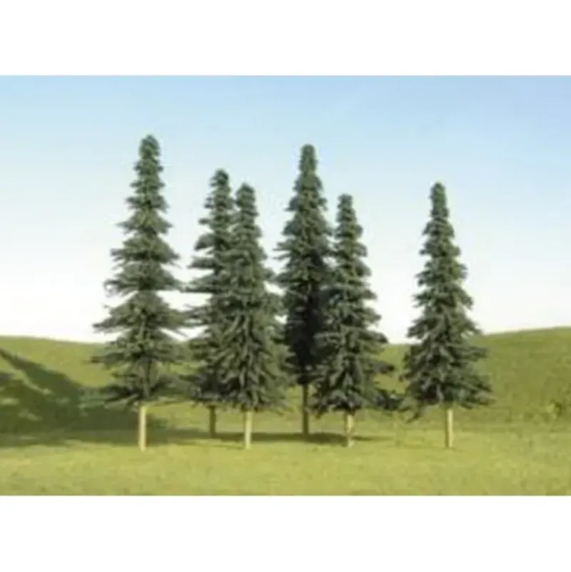 Trains|Bachmann 32157 Scene Scapes 2"-4" Spruce Trees (Set of 36) - Model Train Junction: Quality Parts and Art Supplies