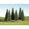 Trains|Bachmann 32001 Scene Scapes 5"-6" Pine Trees (Set of 6) - Model Train Junction: Quality Parts and Art Supplies