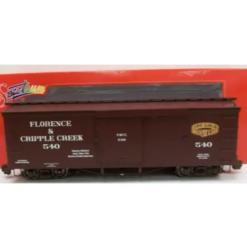 Trains|Bachmann 88097 Spectrum Florence and Cripple Creek Boxcar #540 - Model Train Junction: Quality Parts and Art Supplies