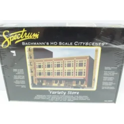 Trains|Bachmann 88004 Spectrum HO Scale Variety Store Cityscenes Building Kit - Model Train Junction: Quality Parts and Art Supplies