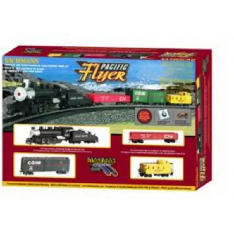 Trains|Bachmann 00692 Union Pacific Flyer HO Gauge Steam Starter Freight Train Set - Model Train Junction: Quality Parts and Art Supplies