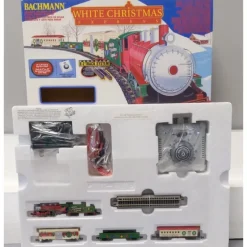Trains|Bachmann 24016 White Christmas N Gauge Steam Starter Train Set - Model Train Junction: Quality Parts and Art Supplies