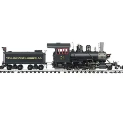 Trains|Bachmann 81294 Yellow Pine Lumber 2-8-0 Steam Locomotive & Tender - Model Train Junction: Quality Parts and Art Supplies