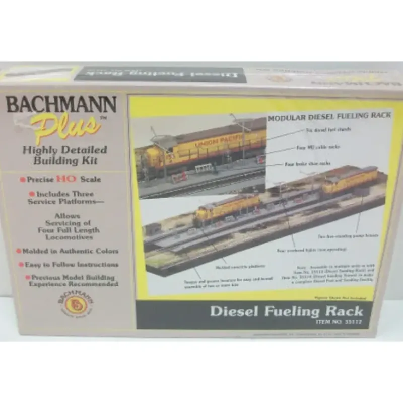 Trains|Bachmann 35112A HO Diesel Fueling Rack Building Kit - Model Train Junction: Quality Parts and Art Supplies