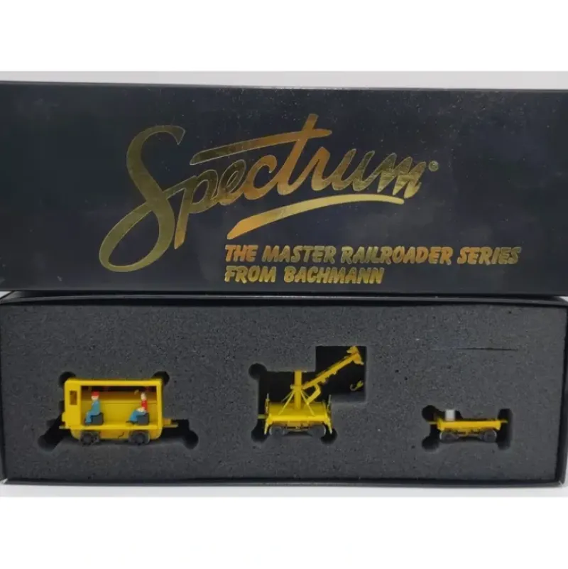 Trains|Bachmann/Spectrum 16946 HO Scale Maintenance-of-Way Speeder W/Crane & Work Cart - Model Train Junction: Quality Parts and Art Supplies