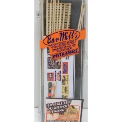 Trains|Bar Mills 0042 HO Insta-Fence Approx 160' 488 m Kit - Model Train Junction: Quality Parts and Art Supplies