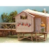 Trains|Bar Mills 662 HO The Fishing Shack At Cozy Cove Laser-Cut Kit - Model Train Junction: Quality Parts and Art Supplies