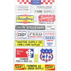 Trains|Blair Line 157 HO Feed & Seed Store Signs - Model Train Junction: Quality Parts and Art Supplies