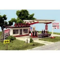 Trains|Blair Line 2002 HO Hudson Oil Station Kit - Model Train Junction: Quality Parts and Art Supplies