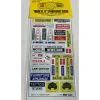 Trains|Blair Line 154 HO "Main St. II" Storefront Signs Sheets (Pack of 2) - Model Train Junction: Quality Parts and Art Supplies