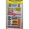 Trains|Blair Line 158 HO "Main St. III" Storefront Signs Sheet (Pack of 2) - Model Train Junction: Quality Parts and Art Supplies