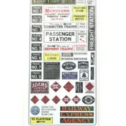 Trains|Blair Line 156 HO RailRoad Stations & Depot Signs - Model Train Junction: Quality Parts and Art Supplies