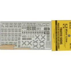 Trains|Blair Line 102 HO Scale Regulatory Signs #1 - Model Train Junction: Quality Parts and Art Supplies