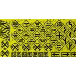 Trains|Blair Line 106 HO Scale Warning Signs #2 - Model Train Junction: Quality Parts and Art Supplies