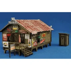 Trains|Blair Line 1003 N Sam's Roadhouse Laser-Cut Building Laser-Cut Building Kit - Model Train Junction: Quality Parts and Art Supplies