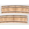 Trains|Blair Line 026 N Wood Grade Crossing 10"-12" Curved 11' Ra.Laser-Cut (Pack of 2) - Model Train Junction: Quality Parts and Art Supplies