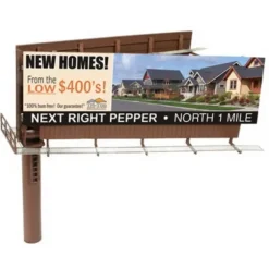 Trains|BLMA Models 4320 HO Scale Dual-Sided Billboard - Model Train Junction: Quality Parts and Art Supplies