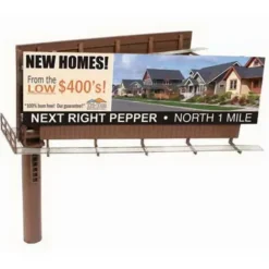 Trains|BLMA Models 520 Mod Dual Sided Billboard - Model Train Junction: Quality Parts and Art Supplies