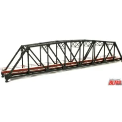 Trains|BLMA Models 2003 N Built Up 200' Truss Bridge, Black - Model Train Junction: Quality Parts and Art Supplies