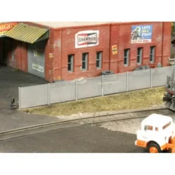 Trains|BLMA Models 710 N Chain Link Fence 250 Linear Scale Feet W/Gates - Model Train Junction: Quality Parts and Art Supplies