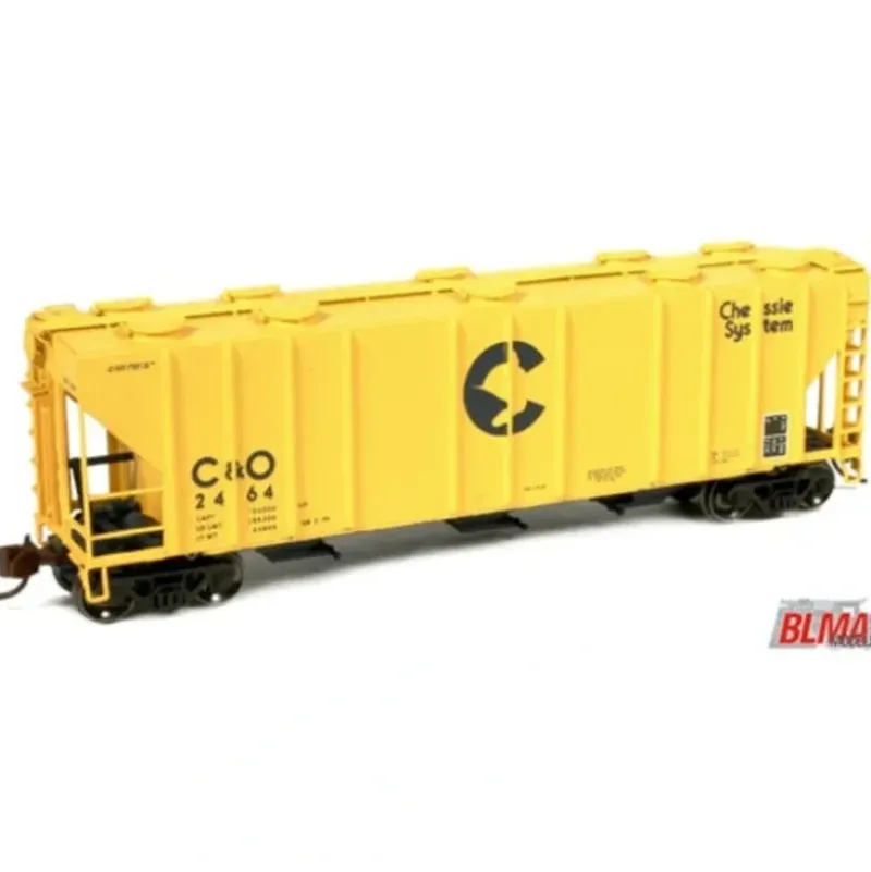 Trains|BLMA Models 11031 N PS-4000 Covered Hopper, Chessie/C&O #2401 - Model Train Junction: Quality Parts and Art Supplies