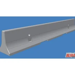 Trains|BLMA Models 610 N Scale Concrete ''''K'''' Rail Barriers (Pack of 12) - Model Train Junction: Quality Parts and Art Supplies