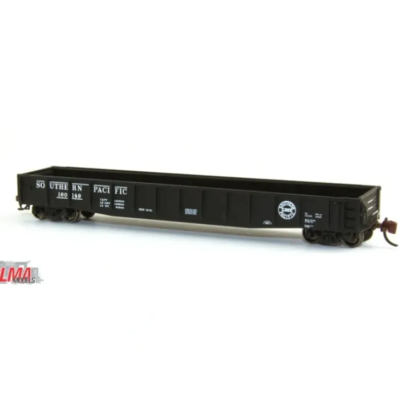 Trains|BLMA Models 14045 SP/Early Black #160149 N ACF 70-Ton 52' Gondola - Model Train Junction: Quality Parts and Art Supplies
