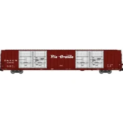 Blueford Shops, N Scale, 87345, 86 Quad Door Boxcar, Rio Grande, post-'74, #63936 - Model Train Junction: Quality Parts and Art Supplies Clearance