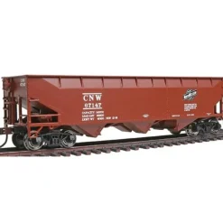 Trains|Bowser 40425 HO C&NW 70 Ton Offset Hopper #67147 - Model Train Junction: Quality Parts and Art Supplies