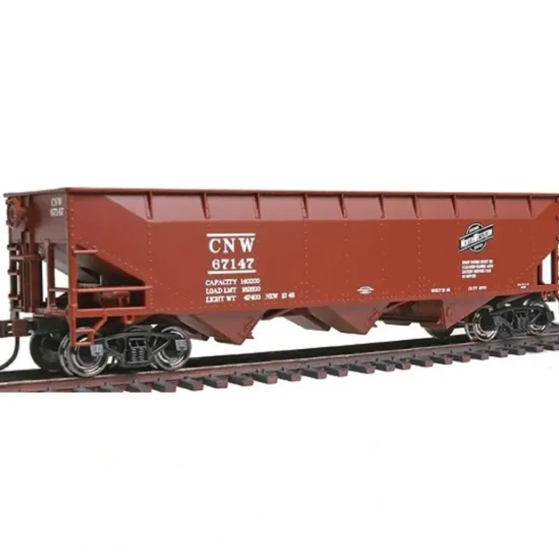 Trains|Bowser 40425 HO C&NW 70 Ton Offset Hopper #67147 - Model Train Junction: Quality Parts and Art Supplies
