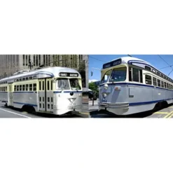 Trains|Bowser 12554 HO Scale Philadelphia Transit F Line PCC Streetcar #1054 - Model Train Junction: Quality Parts and Art Supplies