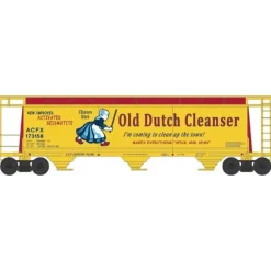 Bowser, 38157, N Scale, 3-Bay Cylindrical Covered Hopper, Old Dutch Cleanser, #173165 - Model Train Junction: Quality Parts and Art Supplies New