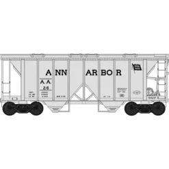 Bowser, HO Scale, 42743, 70-Ton 2-Bay Covered Hopper, Ann Arbor, #49 - Model Train Junction: Quality Parts and Art Supplies Hot