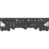 Bowser, HO Scale, #42937, 70-Ton 12-Panel Triple Hopper, D&RG, #14718 - Model Train Junction: Quality Parts and Art Supplies Sale