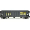 Bowser, HO Scale, #42914, 70-Ton 12-Panel Triple Hopper, C&O CSX, #141444 - Model Train Junction: Quality Parts and Art Supplies Online