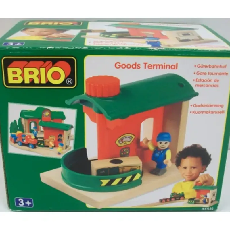 Trains|Brio 33531 Brio Goods Terminal - Model Train Junction: Quality Parts and Art Supplies