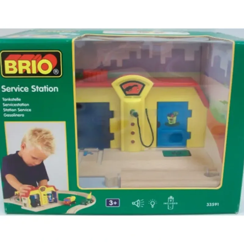 Trains|Brio 33591 Brio Service Station - Model Train Junction: Quality Parts and Art Supplies