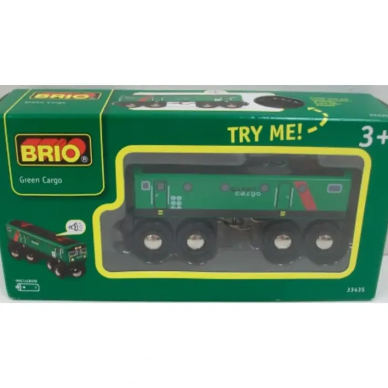 Trains|Brio 33435 Green Cargo - Model Train Junction: Quality Parts and Art Supplies