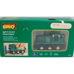 Trains|Brio 33241 Light & Sound Diesel - Model Train Junction: Quality Parts and Art Supplies