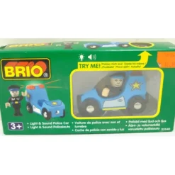 Trains|Brio 33540 Light & Sound Police Car - Model Train Junction: Quality Parts and Art Supplies