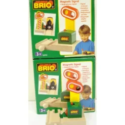 Trains|Brio 33751 Magnetic Signals (2) - Model Train Junction: Quality Parts and Art Supplies