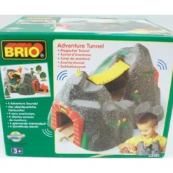 Trains|Brio 33481 Wooden & Plastic Adventure Tunnel Set - Model Train Junction: Quality Parts and Art Supplies