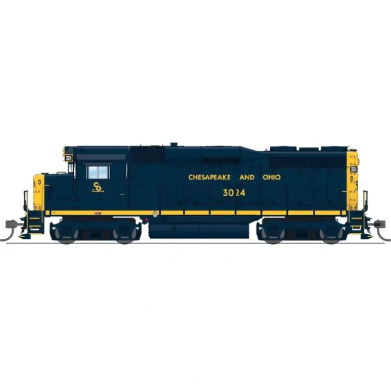 Trains|Broadway Limited 9136 HO C&O EMD GP30 Diesel Locomotive Sound & DCC #3034 - Model Train Junction: Quality Parts and Art Supplies