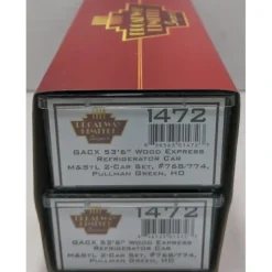 Trains|Broadway Limited 1472 HO Minneapolis & St. Louis 53'6" Wood Express Reefer Set - Model Train Junction: Quality Parts and Art Supplies