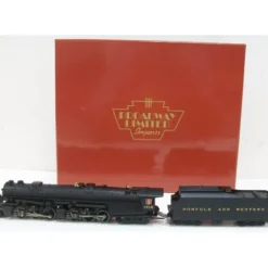Trains|Broadway Limited 12 HO Norfolk & Western Paragon Series Steam 2-6-6-4 #1218 EX/Box - Model Train Junction: Quality Parts and Art Supplies