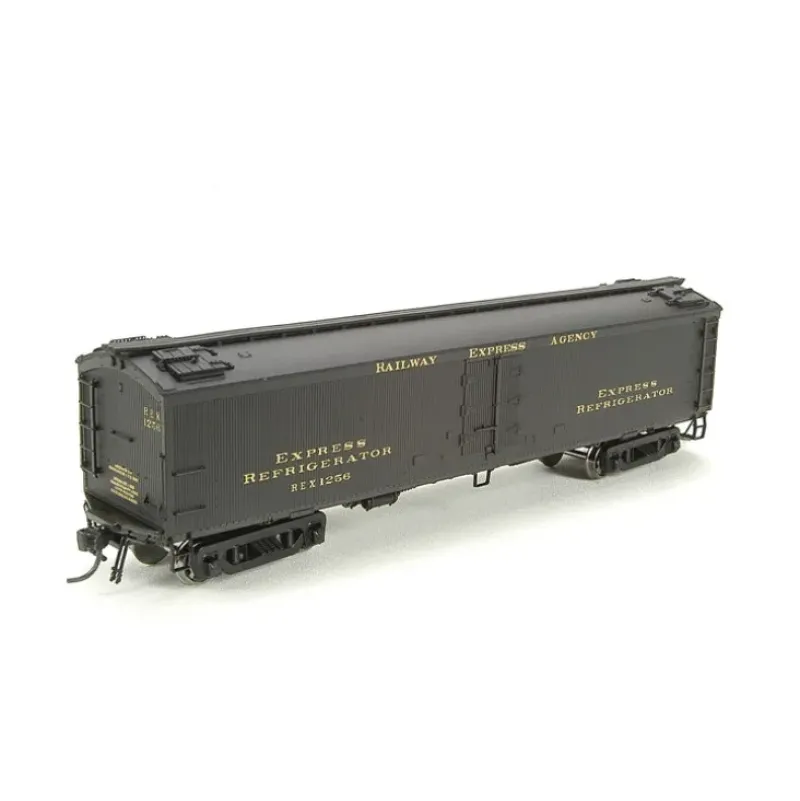 Trains|Broadway Limited 1455 HO Railway Express Agency REX 53'6" Express Reefer #1256 - Model Train Junction: Quality Parts and Art Supplies